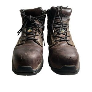 Cabelas Roughneck Ledger Waterproof Work Boots Men's Sz 9.5 D